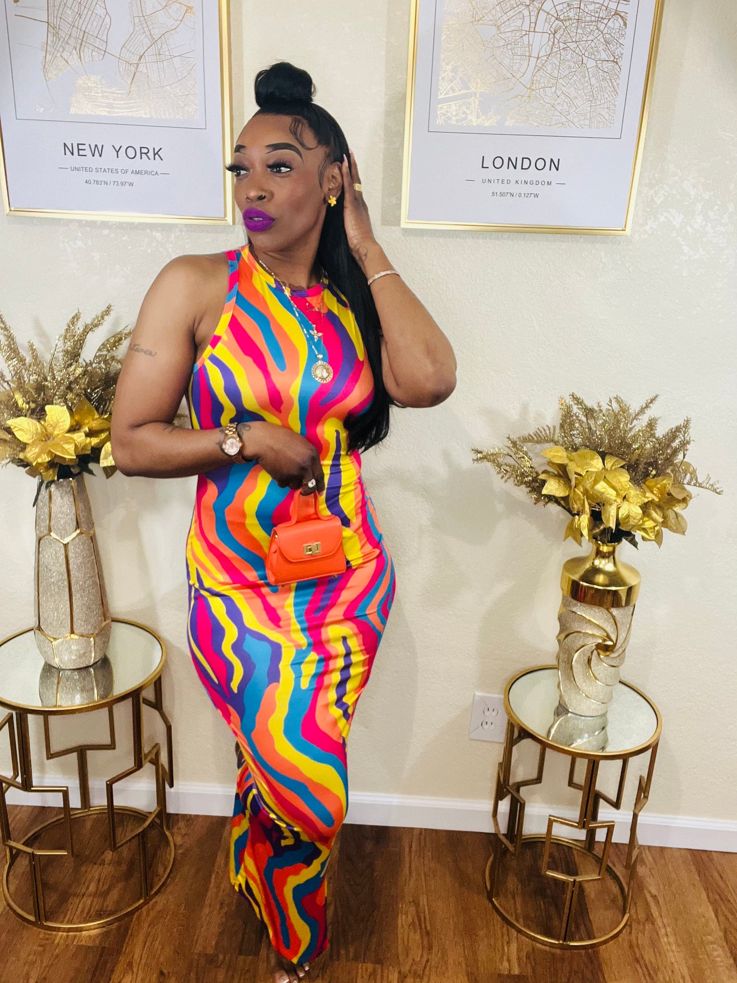Taste the Rainbow Maxi Dress