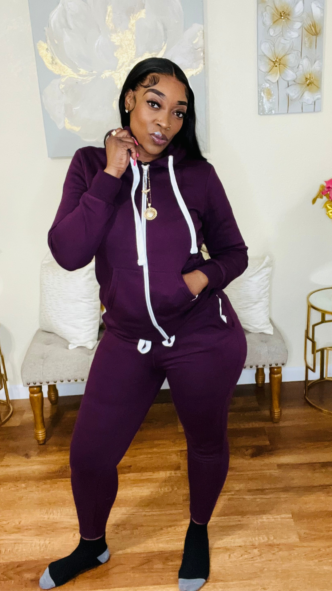 Breezy Jogger Set (Plum)