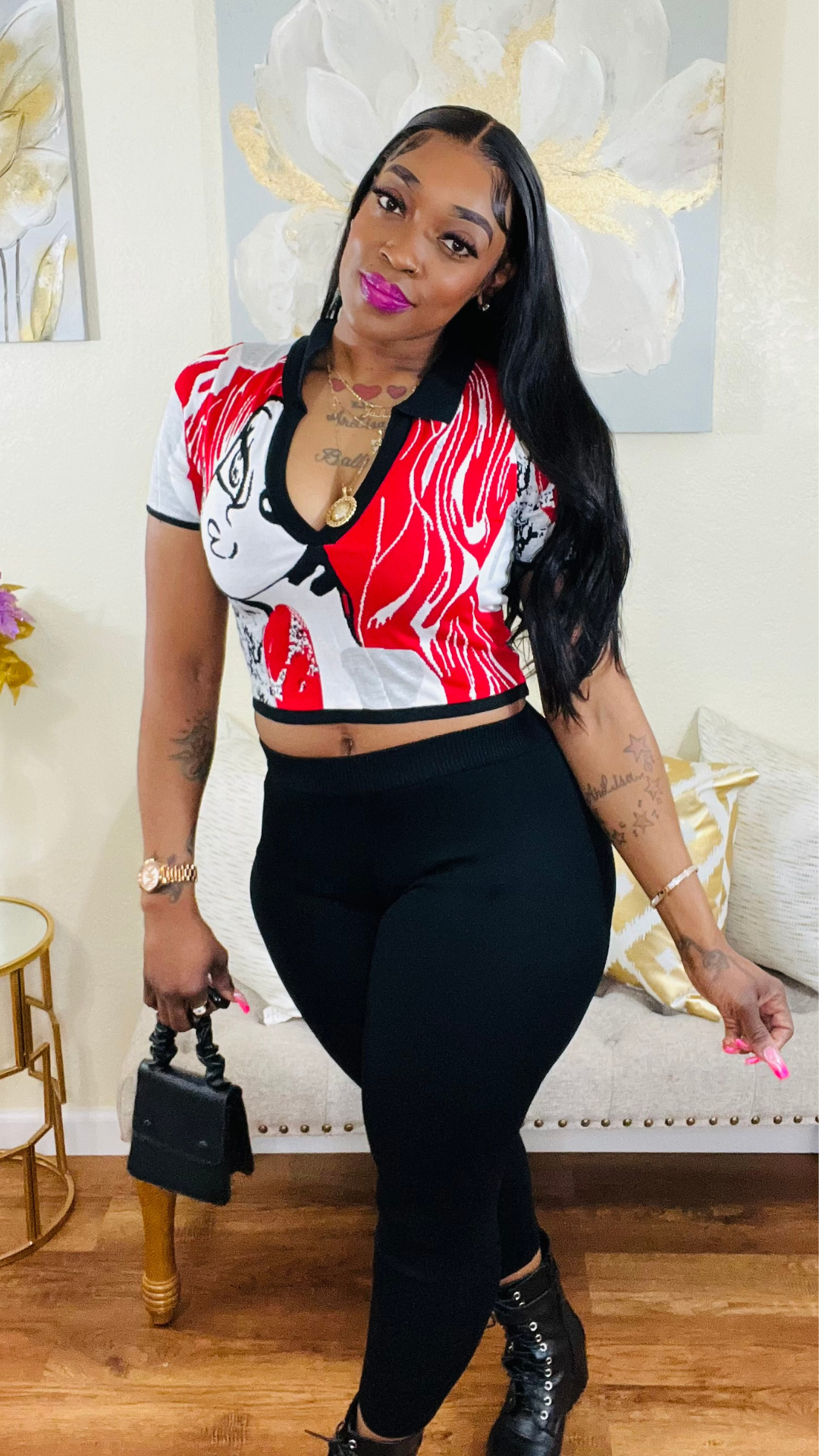 Weekend Vibes Legging Set (Black)