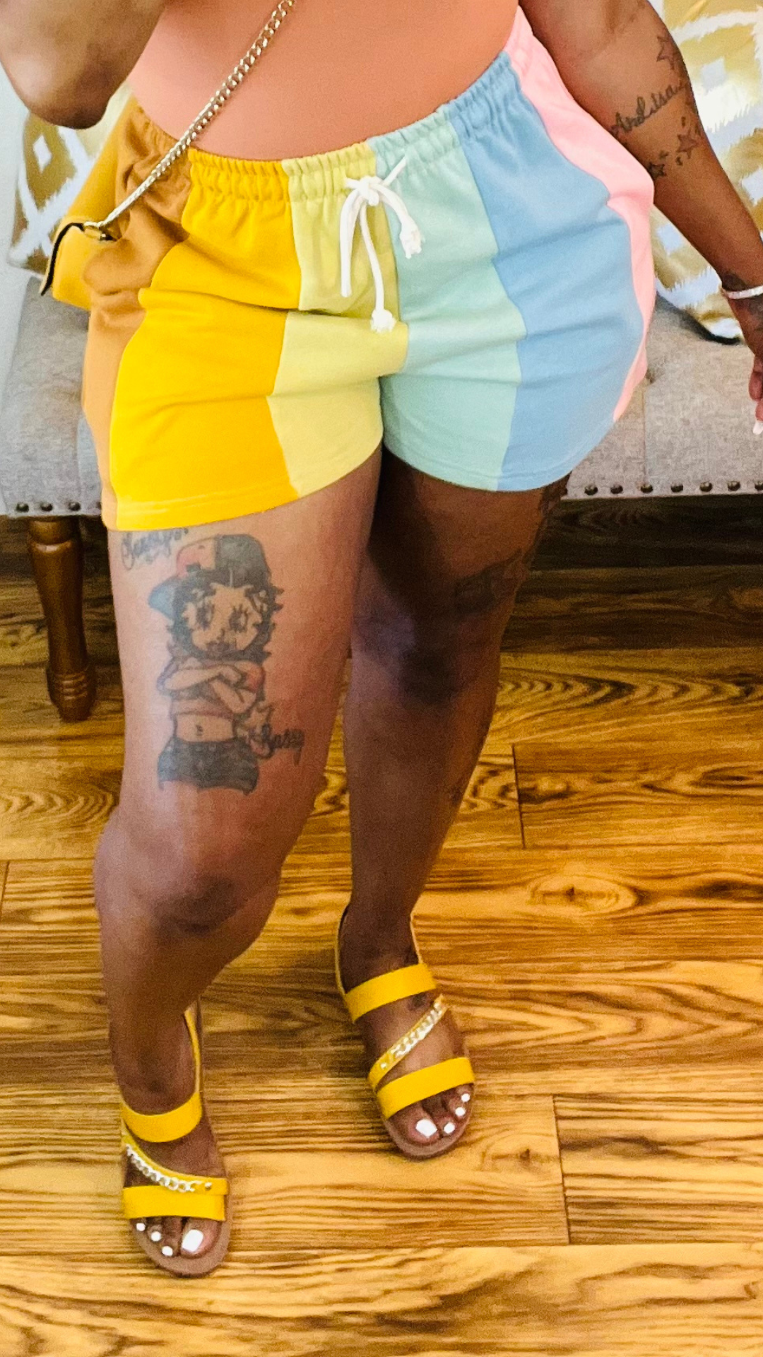 Cotton Candy Shorts (Pastel)