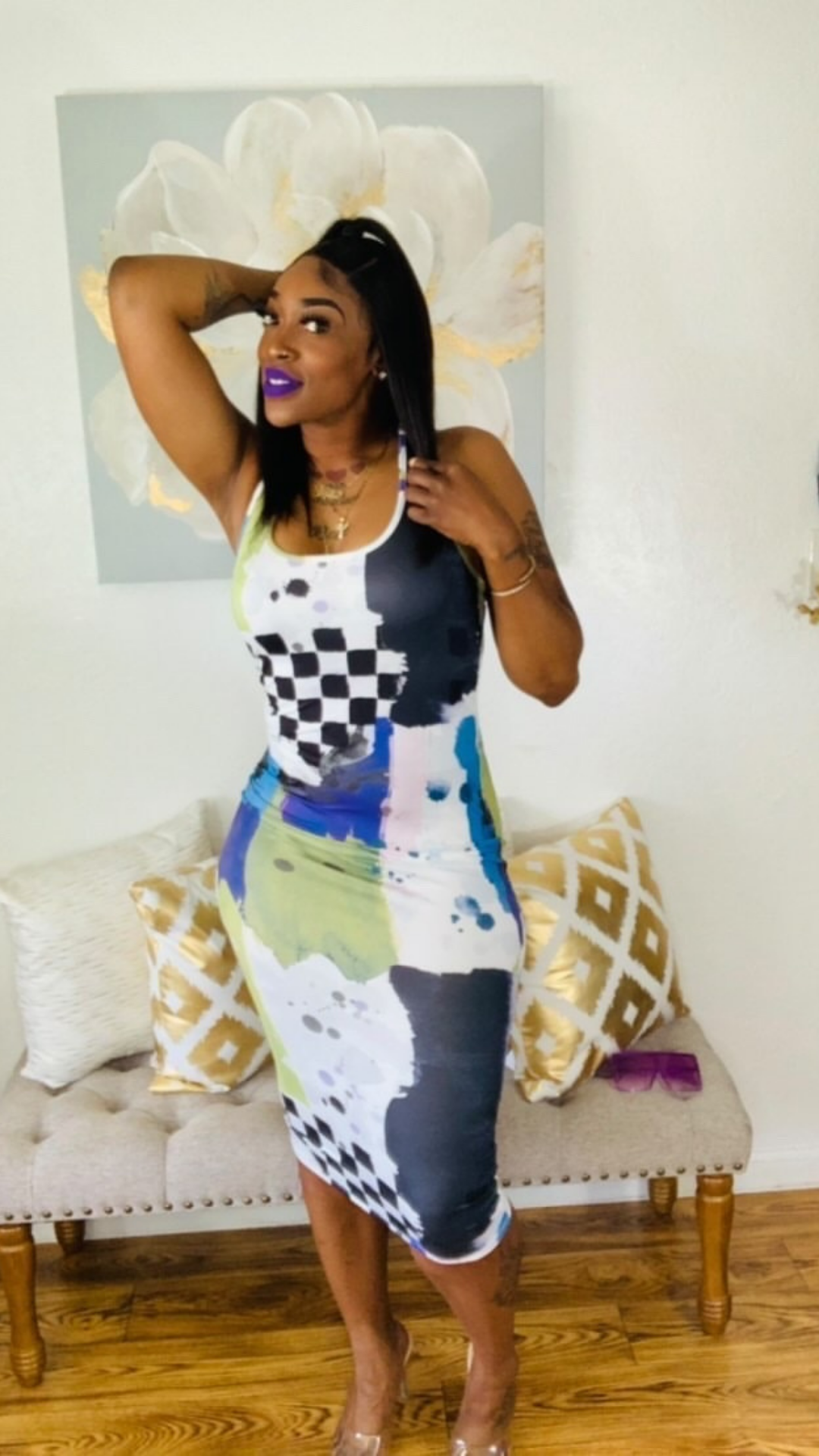 Let Him Know Midi Dress