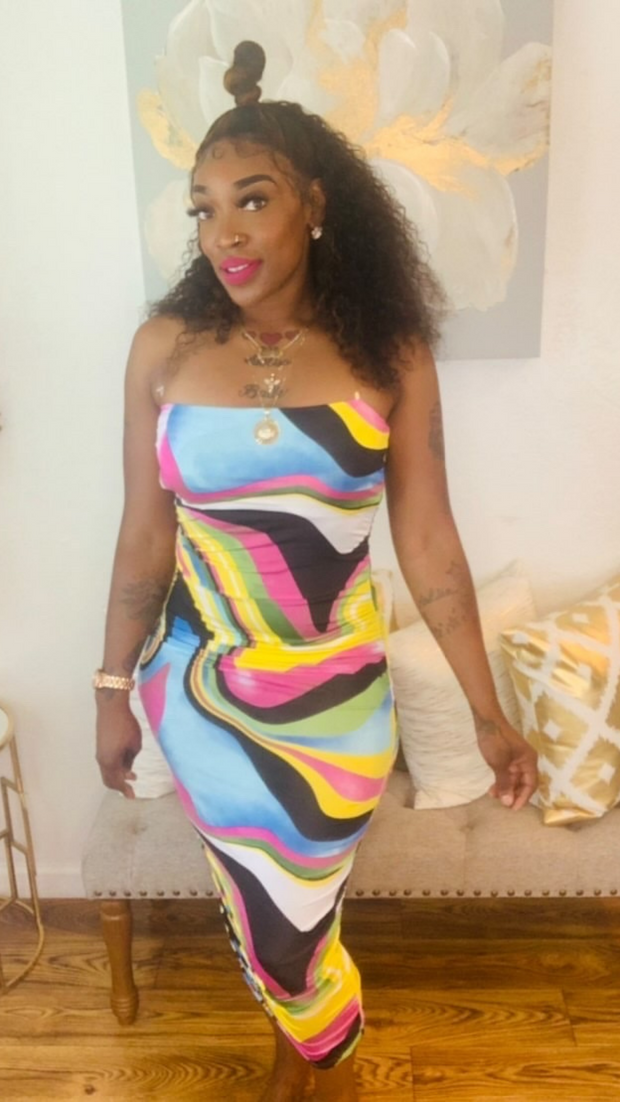 Dream About Me Runched Dress