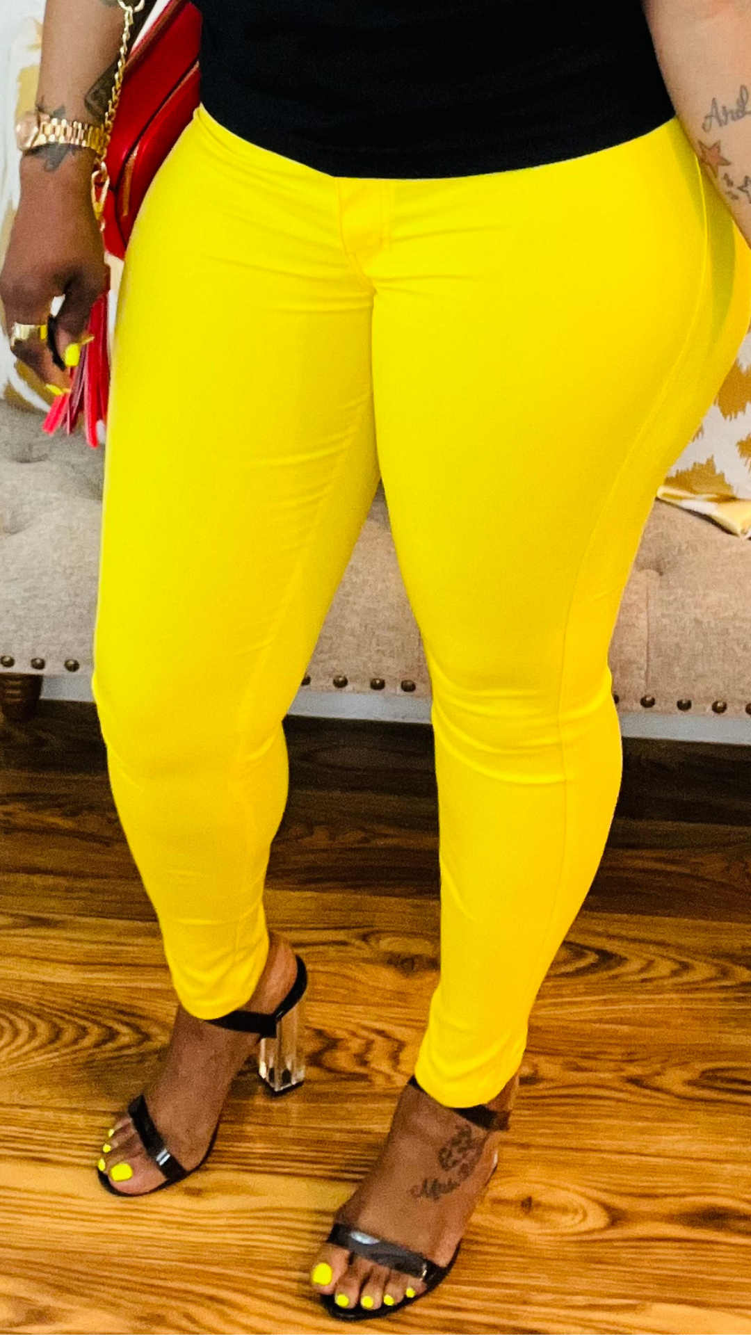 Don't Forget About Me Jeans (Yellow)