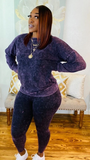 Real Chill Acid Wash Set (Purple)